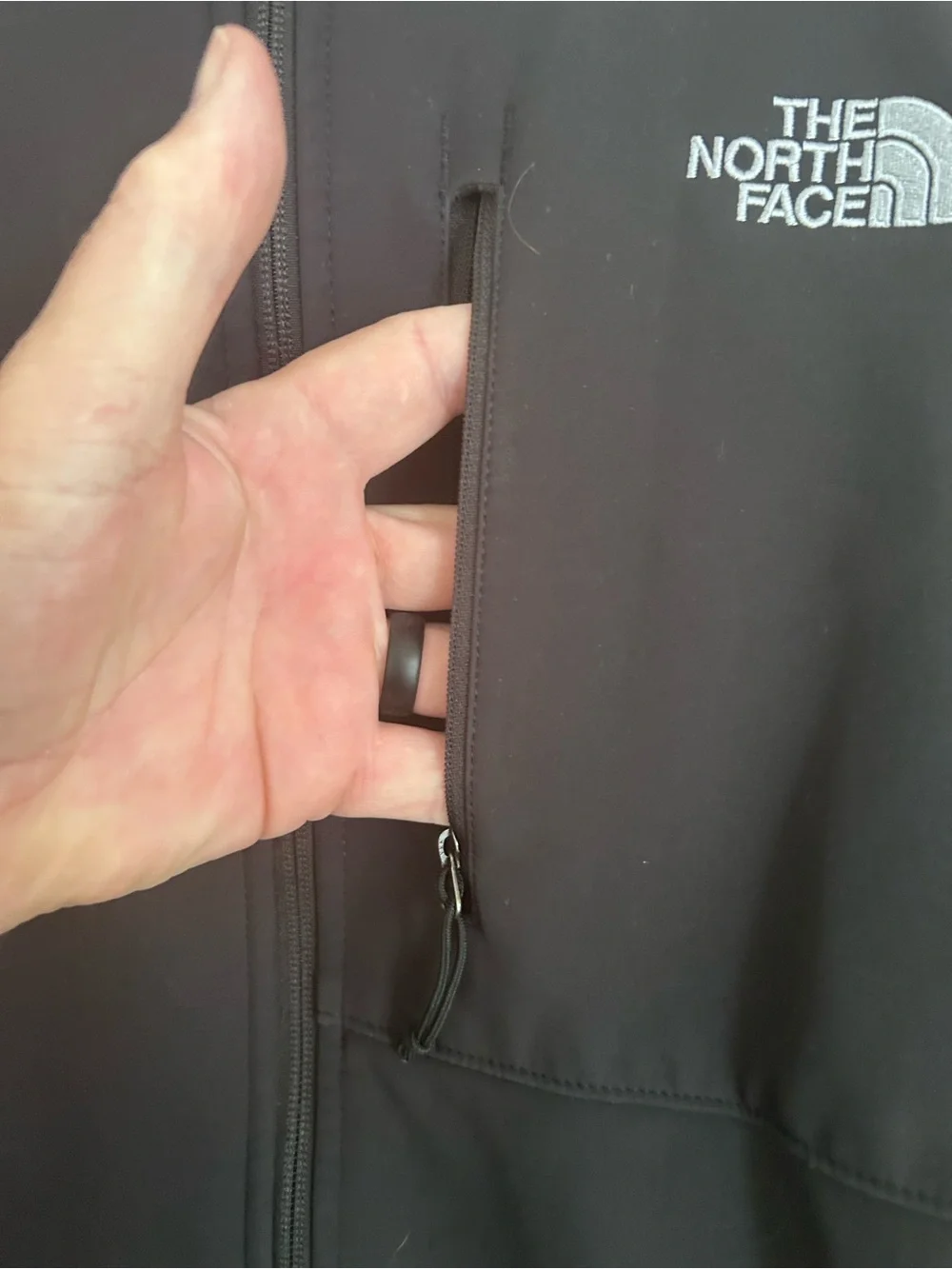 The North Face | Men’s Black Softshell Jacket | Size Large